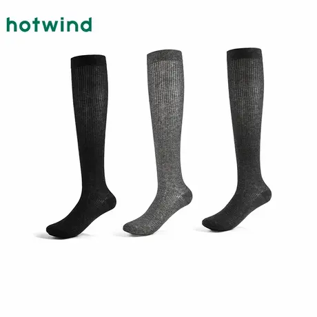 热风2025年夏季新款女士薄款小腿袜图片