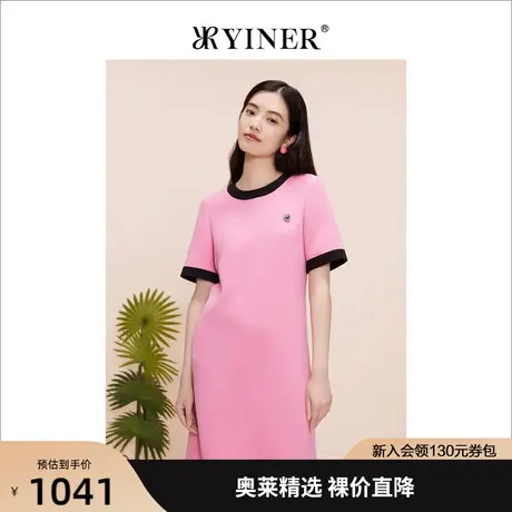 YINER音儿女装2023夏季新款连衣裙8C63205416图片