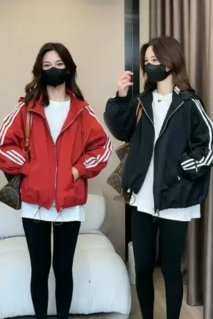 春秋风衣外套女棒球服2023年新款爆款高级感运动休闲欧货潮牌上衣商品大图