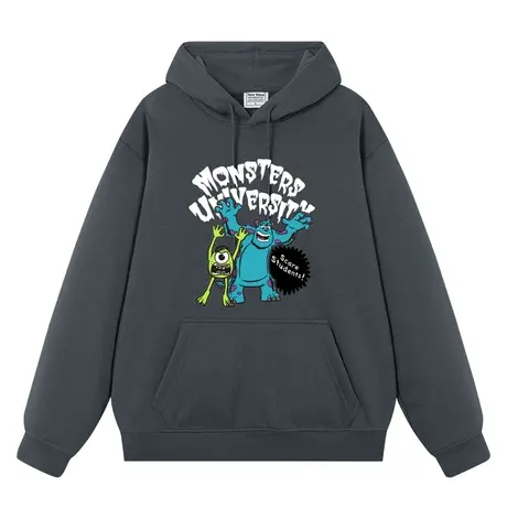 秀洛怪兽大学卫衣男连帽秋季动漫周边外套大眼蓝毛衣服加绒加厚款商品大图