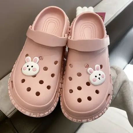 可爱少女心洞洞鞋女夏外穿卡通沙滩凉拖鞋防滑软底ins潮护士鞋商品大图