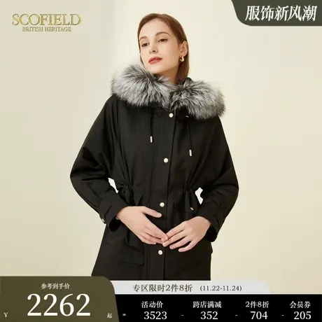 【90%鸭绒】Scofield女装冬季工装派克服加厚时尚短款羽绒服外套商品大图