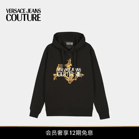 【新品】VERSACE JEANS COUTURE Porcelain Barocco常规版连帽衫图片