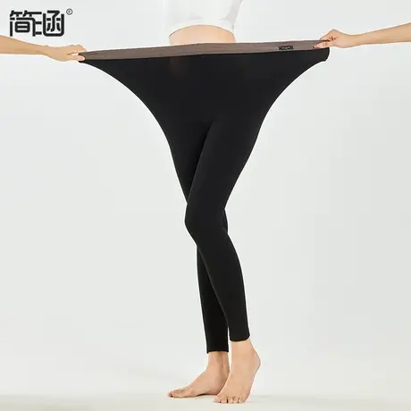 大码保暖裤加绒打底裤加肥加大弹力简涵大码女装春秋光腿神器女裤商品大图