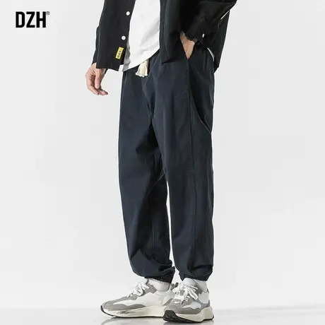 男士工装裤子男日系男裤休闲裤男款冬季运动裤2023新款束脚裤长裤图片