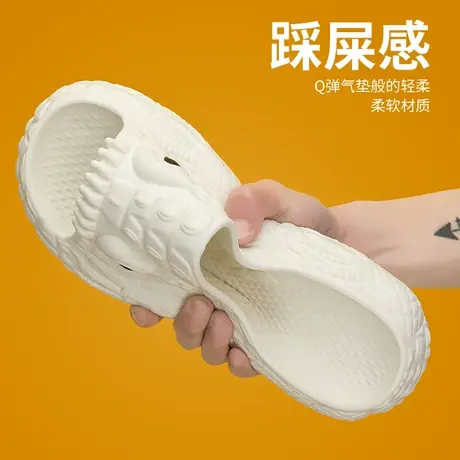 椰子拖鞋男夏季外穿防滑踩屎感潮牌凉拖户外运动软底网红沙滩凉鞋图片