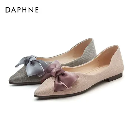 Daphne/达芙妮女鞋2023新款上档次单鞋夏季时尚大方久穿不累尖头图片