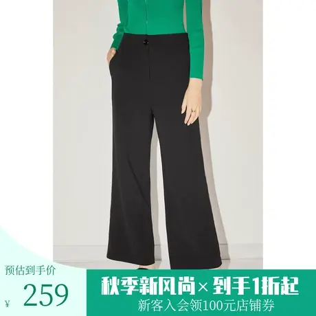 恩裳COVER春秋季经典直筒版型舒适微弹显高显瘦百搭西装裤商品大图