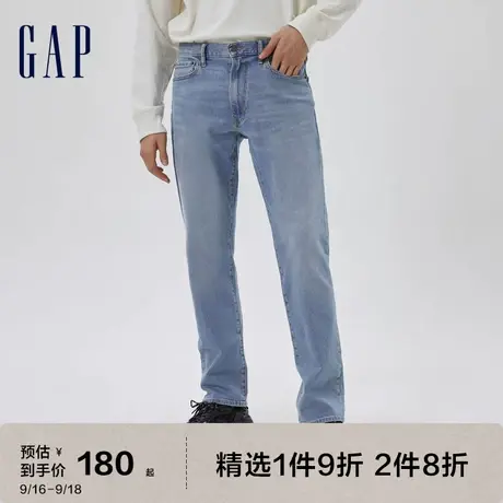 Gap男装秋季新款靛蓝弹力五袋直筒牛仔裤778774潮流美式休闲图片