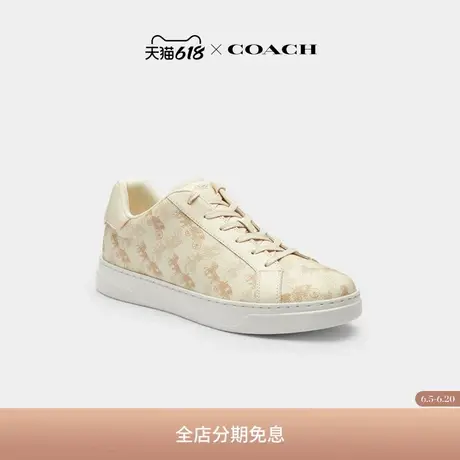 【新品】COACH/蔻驰男士马车图案印花HIGH LINE运动鞋低帮鞋商品大图
