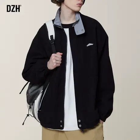 男士痞帅秋季外套男潮高级感设计感上衣休闲男装新款飞行美式夹克商品大图
