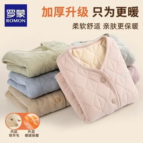 罗蒙儿童秋冬马甲男童女童加厚马夹校服神器内胆保暖背心宝宝坎肩商品大图