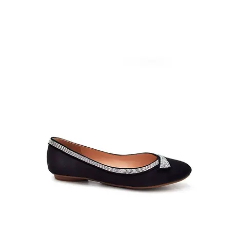 VME/舞魅2023春季新款羊皮革钻条蛇纹舒适轻便圆头平底鞋浅口单鞋图片