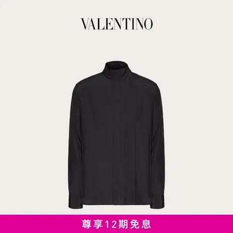 【24期免息】华伦天奴VALENTINO男士丝绸衬衫配领带商品大图