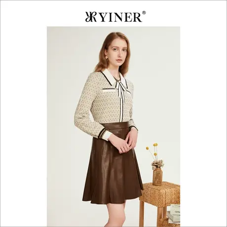 YINER音儿女装2022冬季新款毛针织衫8C63106726商品大图