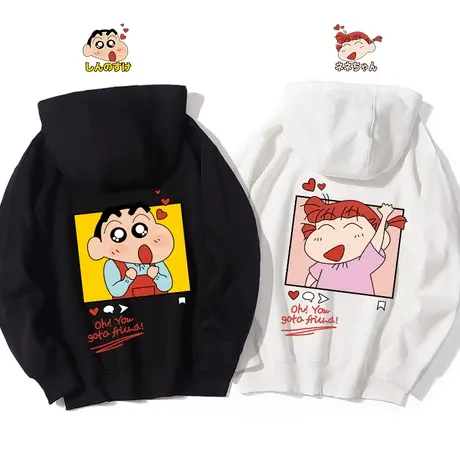 秀洛蜡笔小新小葵情侣卫衣不一样roora特别得情侣装外套动漫衣服图片