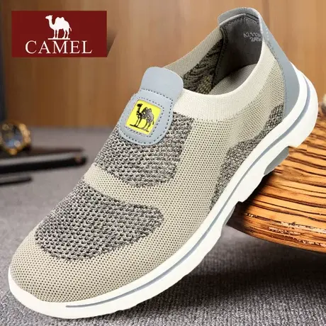 Camel/骆驼男鞋 春夏季款网眼透气轻便舒适户外休闲鞋单 旅游鞋子商品大图