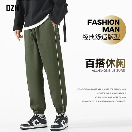 男士休闲裤男款运动裤男秋季2023新款男裤潮牌束脚裤卫裤篮球裤子商品大图