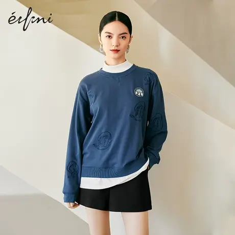 【商场同款】伊芙丽卫衣1CB101591I图片