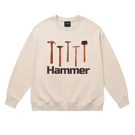 趣味欧美高街vintage设计感小众卫衣复古vibe高街宽松套头上衣潮图片