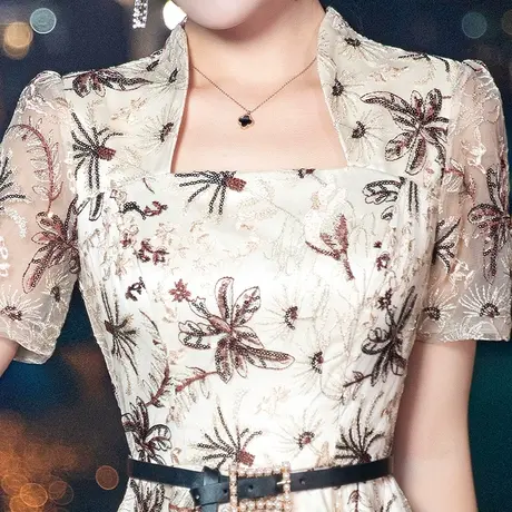 气质晚礼服女高级感小香风平时可穿生日聚会宴会轻奢小礼服连衣裙商品大图