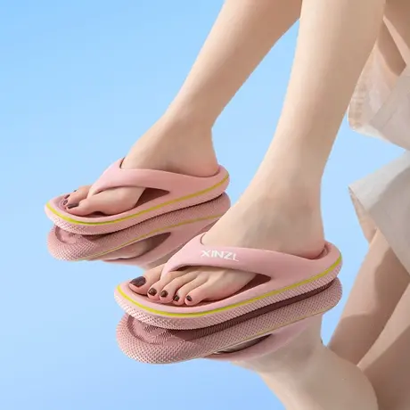 人字拖鞋女夏外穿2024新款时尚凉拖鞋室内家居防滑网红海边沙滩鞋图片