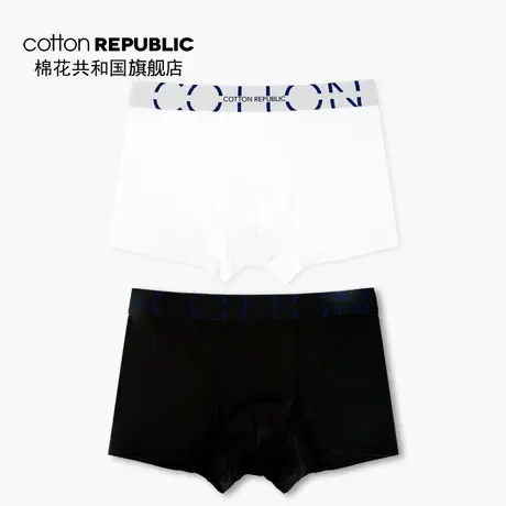 Cotton Republic/棉花共和国男士内裤2020年秋冬季新款莫代尔两条图片