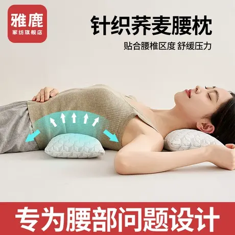 雅鹿荞麦枕头护颈椎助睡眠成人家用一对护腰专用单人一只装小枕芯商品大图