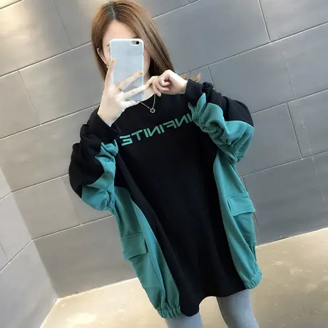 卫衣2024年新款女装韩版春秋季春款春装宽松女士薄款上衣外套爆款商品大图