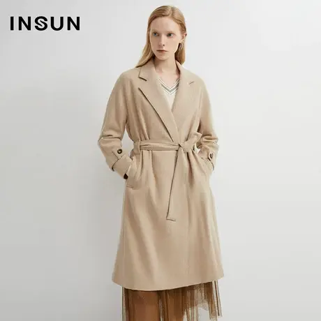 恩裳秋季冬季双面呢大衣毛呢外套商品大图