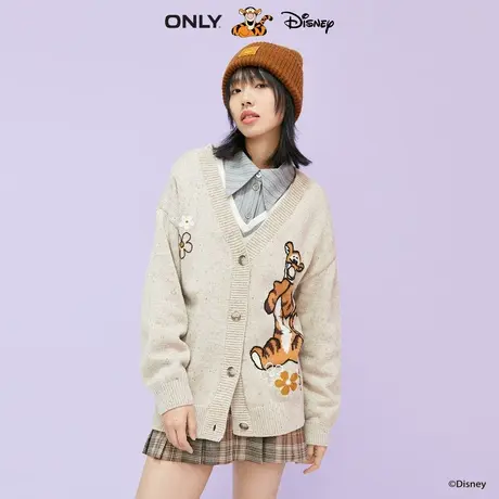 ONLY奥莱夏季学院风迪士尼DISNEY跳跳虎开衫女商品大图