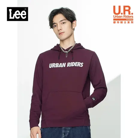 Lee商场同款21秋冬新品标准版多色连帽长袖卫衣男LMT001204CST图片