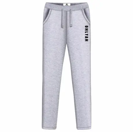 Ohlyah品牌男女收口裤春秋新款运动裤卫衣休闲裤宽松小脚铅笔裤子商品大图