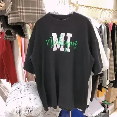 超火短袖t恤女ins潮2023夏装韩版原宿bf风宽松百搭半袖体恤上衣服图片