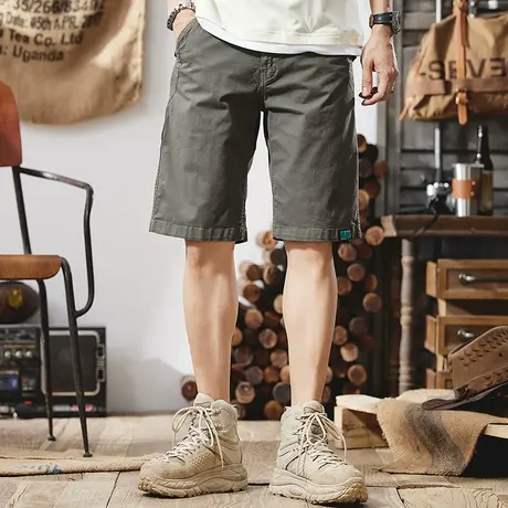 Modi Nick/摩帝尼克百搭中性风短裤男士休闲宽松潮流五分裤男裤子商品大图