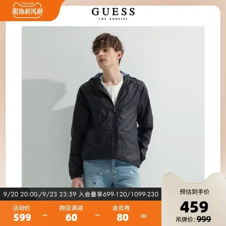 GUESS男士休闲连帽宽松外套-M2GL08WEJG0图片