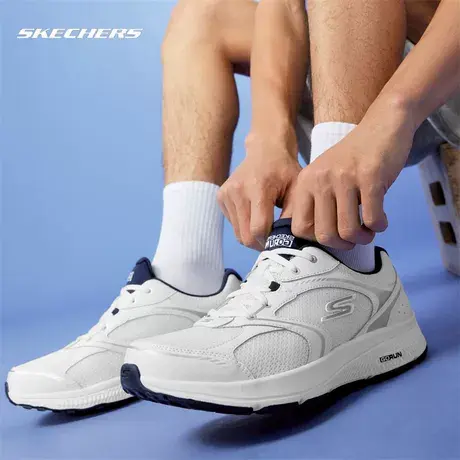 Skechers斯凯奇男鞋夏季时尚复古跑步鞋轻便舒适减震休闲运动鞋商品大图