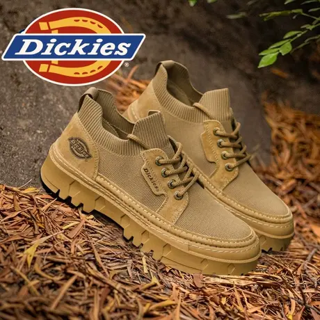 Dickies男鞋2025新款夏季透气休闲鞋工装鞋男增高厚底复古鞋子男商品大图