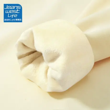 真维斯LIFE摇粒绒连帽卫女秋冬新款2023爆款高级感超好看韩系外套图片