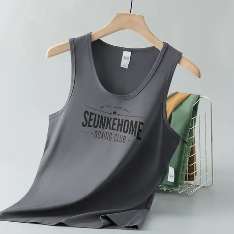 莫代尔冰丝背心男夏季速干凉感运动坎肩跨栏篮球健身吊带无袖t恤商品大图