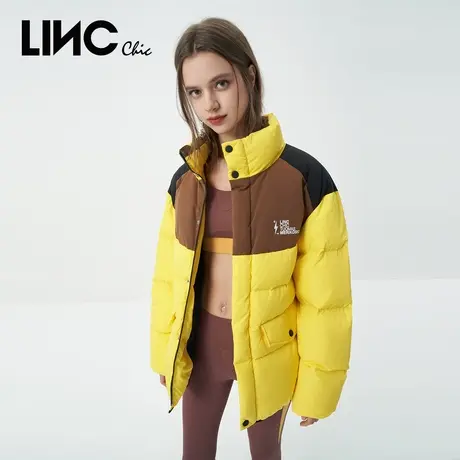 LINC金羽杰2023新款设计师X联名胶囊系列反季女款短款面包羽绒服商品大图