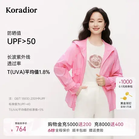 【 防晒衣】珂莱蒂尔2025年夏季新款舒适休闲通勤短外套女空调衫图片