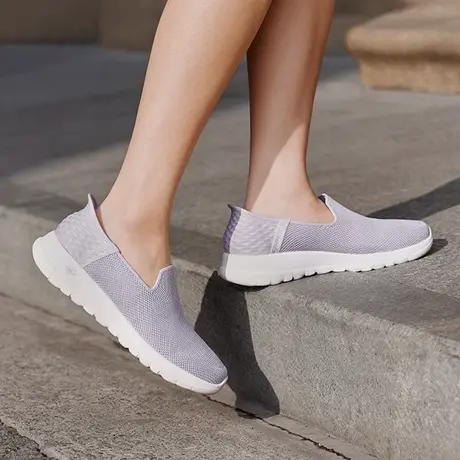 闪穿鞋Skechers斯凯奇slip ins系列夏女一脚蹬健步鞋时尚网面透气商品大图