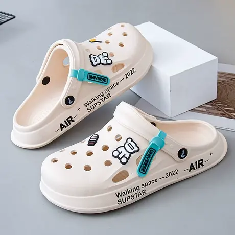 雨鞋男款夏季时尚钓鱼水鞋赶海专用防水透气胶鞋厨房防滑鞋涉水鞋商品大图