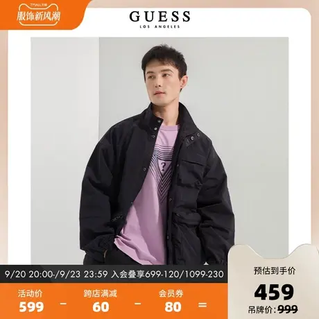 GUESS款男士半高领外套-X2GL22R2Q41图片