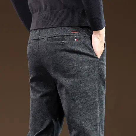 中年爸爸装商务西裤秋季2023年新款男士直筒休闲裤子春秋款西装裤商品大图