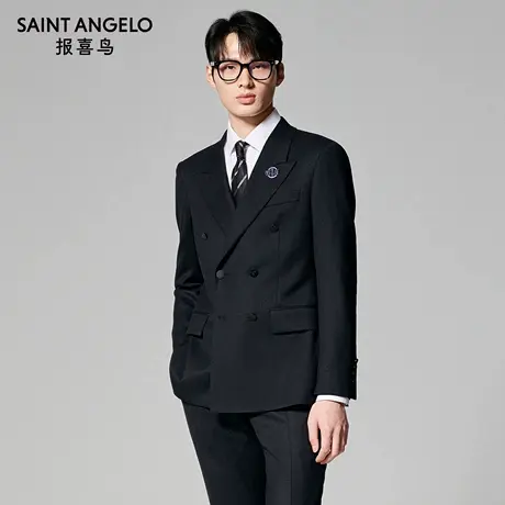 【ONE 系列】报喜鸟秋季新款男士商务正装西服上衣马甲西裤双开衩商品大图
