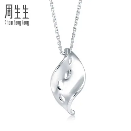 周生生Pt950铂金白金吊坠83976P计价图片