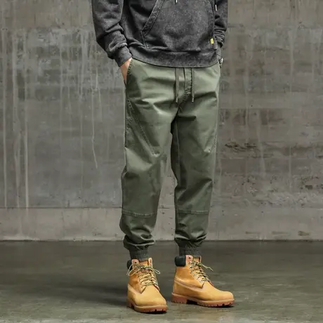 时尚男士工装裤大码宽松潮流束脚裤子男款休闲百搭裤子男款潮流男商品大图