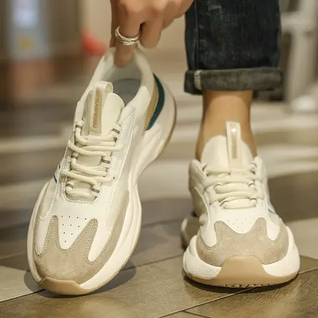 莆田男鞋高级感春夏季潮流运动阿甘鞋男款青少年休闲厚底老爹潮鞋商品大图